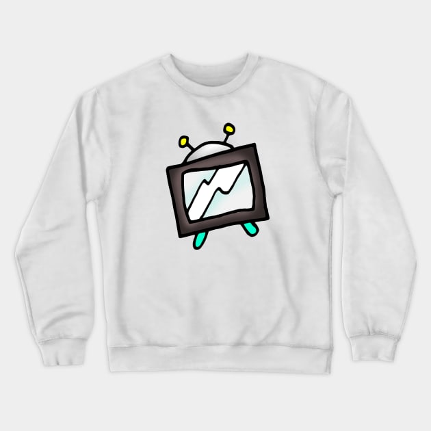 White Noise TV Crewneck Sweatshirt by VANDERVISUALS